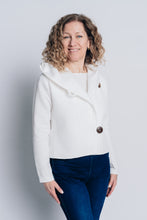 Load image into Gallery viewer, JUSTIFY JACKET HOODIE | ORGANIC COTTON - WHITE
