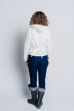 Load image into Gallery viewer, JUSTIFY JACKET HOODIE | ORGANIC COTTON - WHITE
