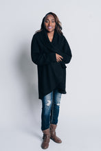 Load image into Gallery viewer, SIGNATURE MULTI-WAY CIRCLE CARDIGAN | OEKO-TEX CERTIFIED - BLACK
