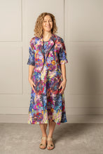 Load image into Gallery viewer, ALL DAY SHIFT DRESS | LINEN - MAGENTA/BLUE
