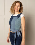 WONDER WRAP TOP | DENIM - BLUES