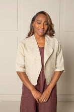 Load image into Gallery viewer, DAY TO NIGHT BOLERO | LINEN - NATURAL
