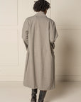 3-WAY FREEDOM DRAPE COAT | LINEN - DK TAUPE