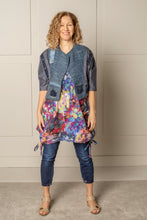 Load image into Gallery viewer, DAY TO NIGHT BOLERO JACKET | ORGANIC DENIM - BLUES
