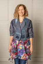 Load image into Gallery viewer, DAY TO NIGHT BOLERO JACKET | ORGANIC DENIM - BLUES
