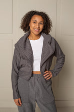 Load image into Gallery viewer, JUSTIFY JACKET HOODIE | OEKO-TEX CERTIFIED - GREY

