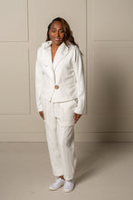 Load image into Gallery viewer, JUSTIFY JACKET HOODIE | OEKO-TEX CERTIFIED - WHITE
