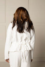 Load image into Gallery viewer, JUSTIFY JACKET HOODIE | OEKO-TEX CERTIFIED - WHITE
