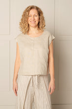 Load image into Gallery viewer, EVERY DAY CAP SLEEVE TOP | LINEN - NATURAL
