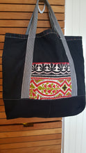 Load image into Gallery viewer, black tote bag
