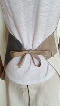 Load image into Gallery viewer, back view of apron tied
