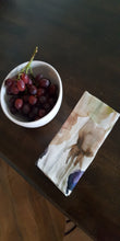 Load image into Gallery viewer, watercolour print linen napkin

