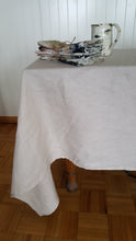 Load image into Gallery viewer, natural taupe linen tablecloth
