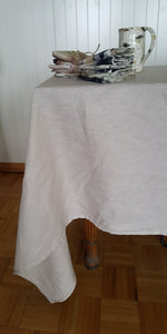 natural taupe linen tablecloth