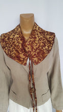 Load image into Gallery viewer, Brocade fabric collar as accessory

