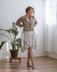 ENDLESS SUCCESS TAILORED JACKET, 100% LINEN in NATURAL colour tone