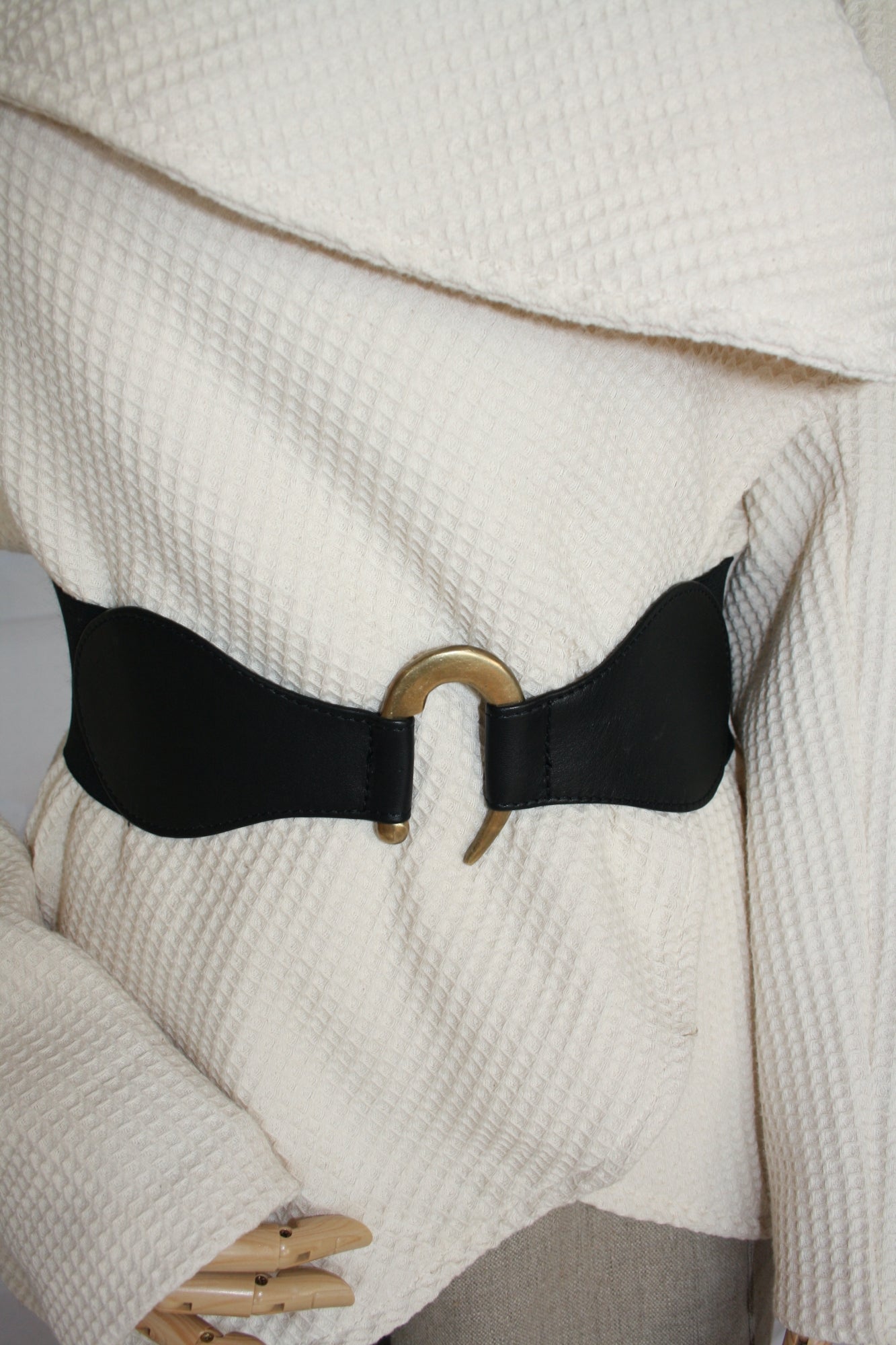 Elasticized Black Belt