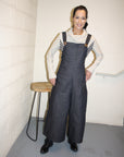 denim jumper wide leg