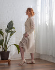 UPCYCLED LACE CARDIGAN | COTTON - CREME