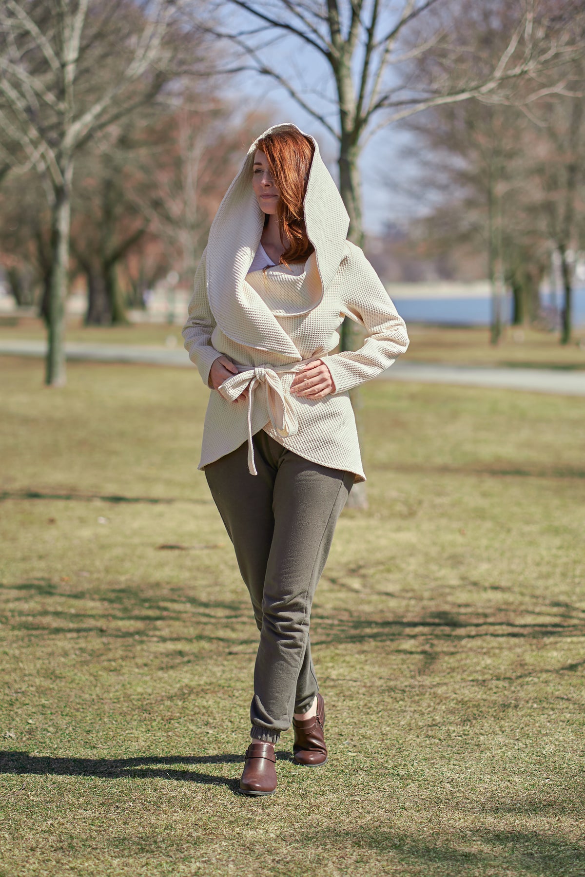 Creme circle jacket