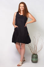Load image into Gallery viewer, black above the knee dress

