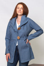 Load image into Gallery viewer, denim jacket on model
