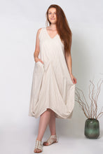Load image into Gallery viewer, FOREVER FROCK-TAUPE STRIPE
